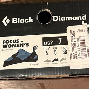 Black Diamond Focus Climbing Shoes size 6 EU size 38